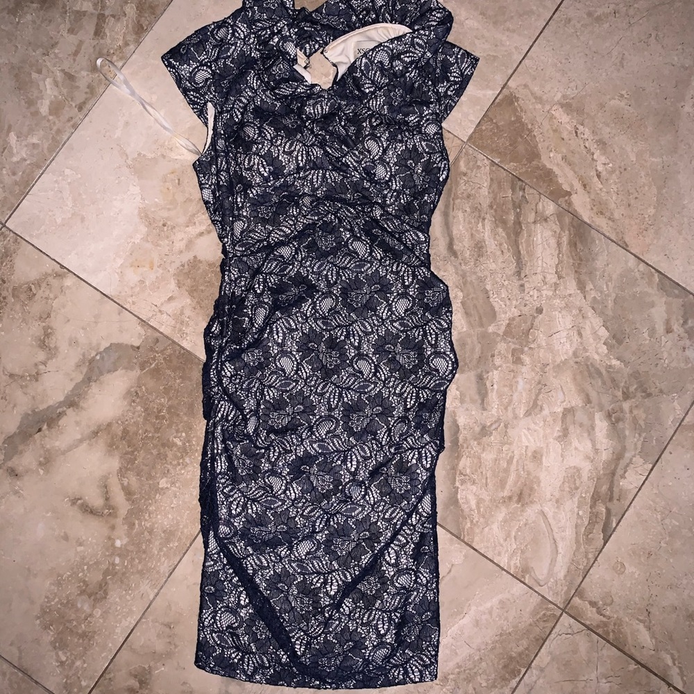 Xscape Lace Cocktail Dress